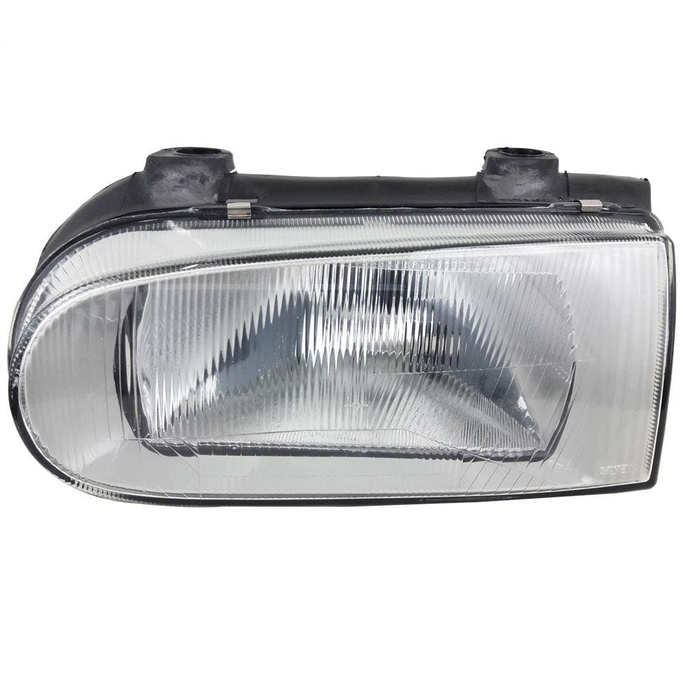 Farol Principal Cinza com Carcaça Preta Gol Parati Saveiro Versão G2 95 até 99