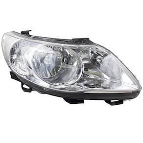 Farol Principal Cromado Duplo com Carcaça Preta Gol Voyage Saveiro Versão G5 2008 até 2013