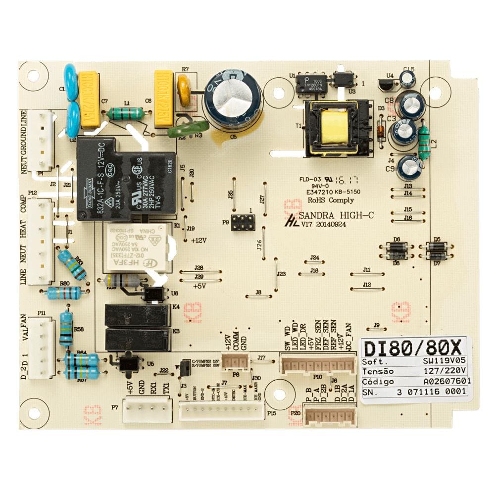 Placa Potencia Refrigerador - Di80X Dt80X