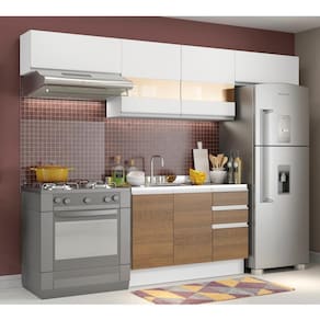 Cozinha Compacta Madesa Marina 3 Gavetas