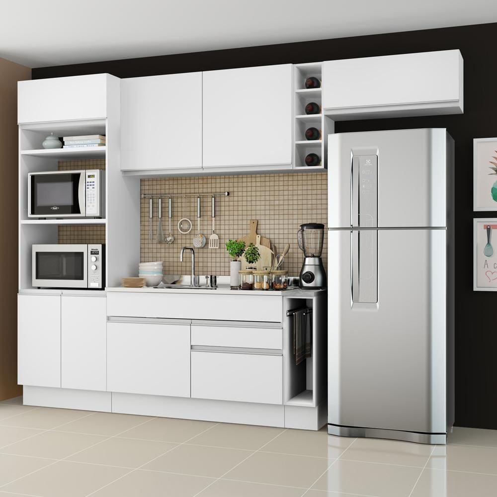 Cozinha Completa Madesa Safira com Armário e Balcão