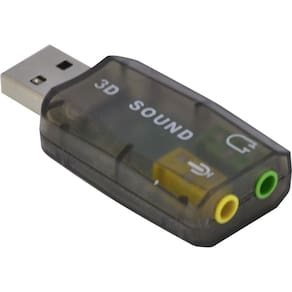 Adaptador Placa De Som Usb 5.1 Canais Virtual Ausb51