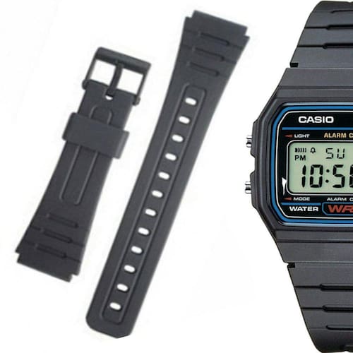 Pulseira para Relógio Casio F91 de Silicone Preta é ruim? Pulseira para Relógio Casio F91 de Silicone Preta é boa?