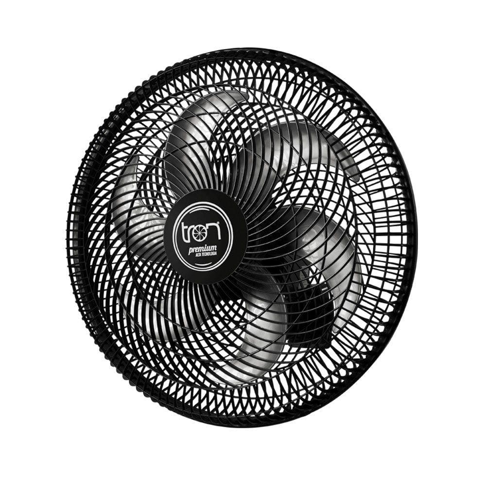 Ventilador Oscilante Parede 50cm Pp Premium Preto 140w - Tron