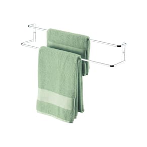 Suporte Duplo para Toalhas de Banho Toalheiro 60 cm marca Future modelo 1668