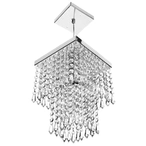 Lustre Pendente De Cristal Acrilico Marrycrilic Formidavel