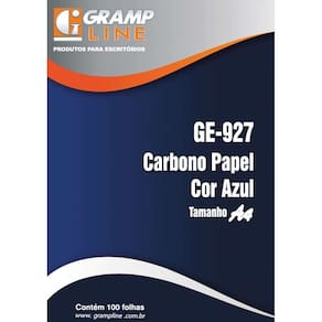 Papel Carbono para Lapis A4 Papel AZUL GE 927 GRAMP Line