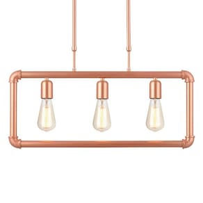 Lustre Pendente Avant Hash 3 Cobre E27 Bivolt
