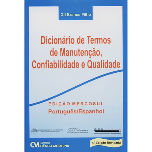 imagem-Dicionario de Termos de Manutenção e Confiabilidade - Gil Branco Filho
