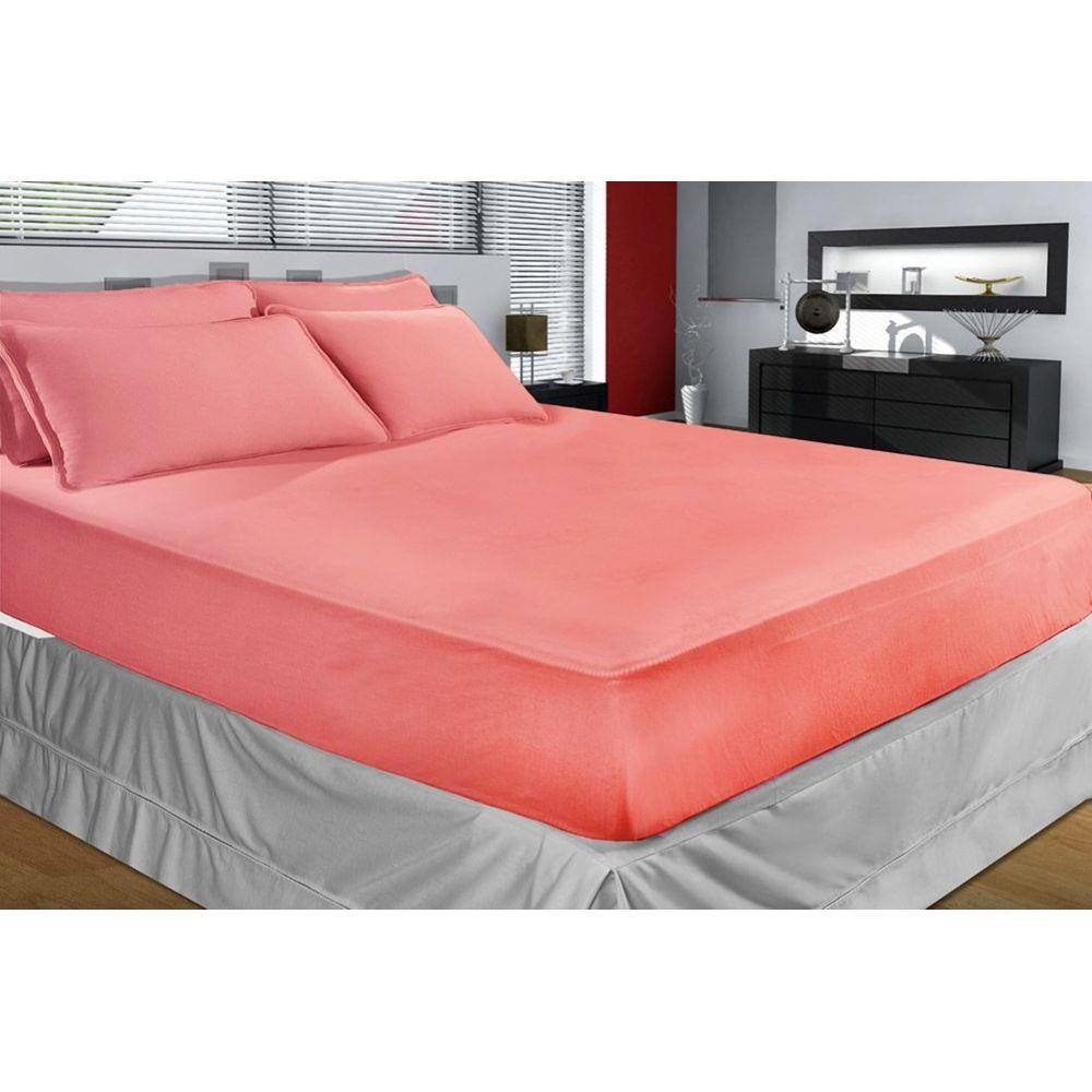 Jogo de Cama Malha - Casal - 3 Peças - 100% Algodão - SBX