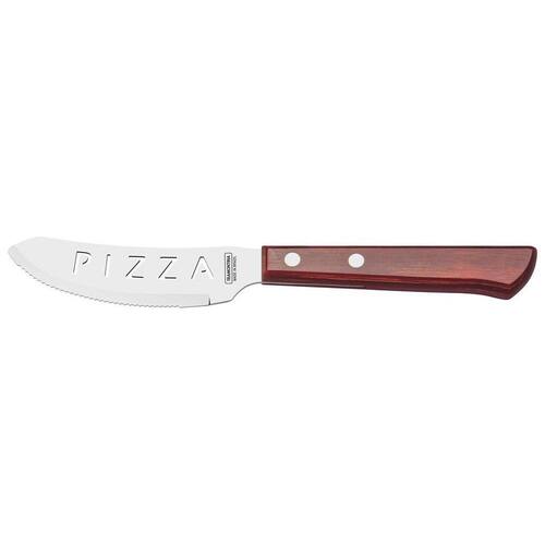 imagem-Faca para Pizza Inox 4 Polegadas Polywood Vermelho