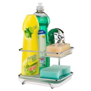 Suporte Para Sabão Detergente e Esponja Fixação a Vácuo
