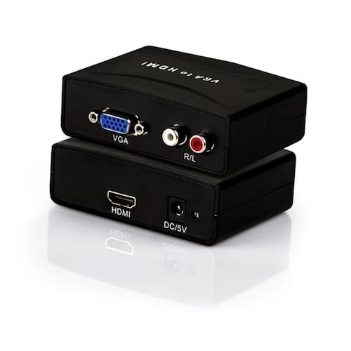 Conversor Adaptador Vga + Áudio X Hdmi Para PC Notebook Menor preço em Conversor Adaptador Vga + Áudio X Hdmi Para PC Notebook
