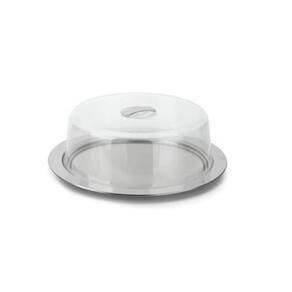 Prato para Bolo Vision 33 cm Transparente 2 peças