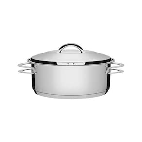 Caçarola Rasa Aço Inox Solar Tramontina 2,9l 20cm 62503/200