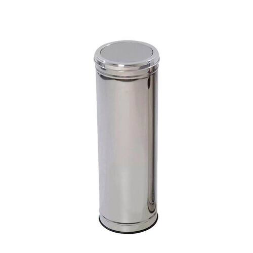 Lixeira Aço Inox com tampa meia esfera 30 Litros Menor preço em Lixeira Aço Inox com tampa meia esfera 30 Litros