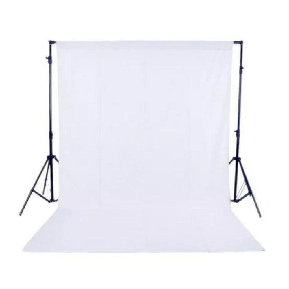 Fundo Infinito fotográfico branco em tecido poliéster 3x3