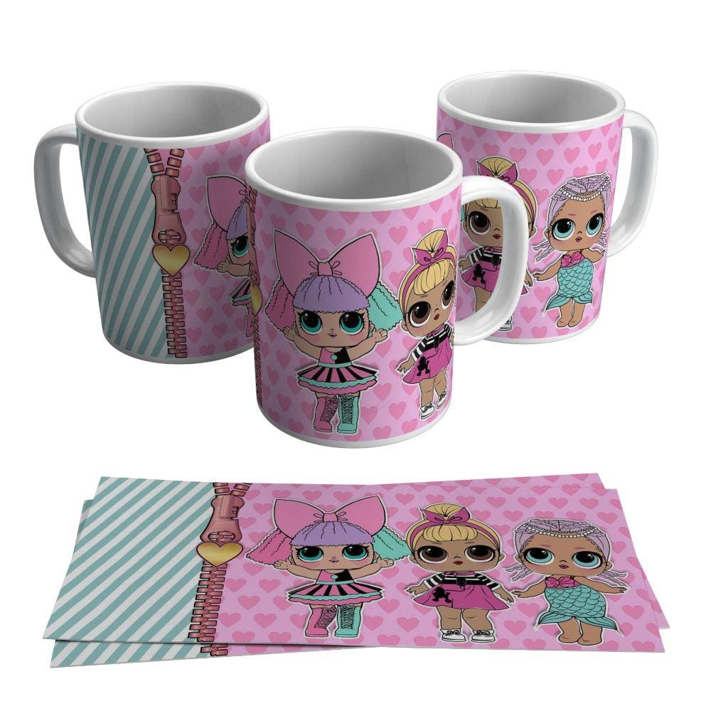 Caneca Boneca LoL Surprise Presente Briquedo Criança
