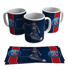 Caneca PSG Neymar Escudo Logo Brasão Futebol Francês Marca