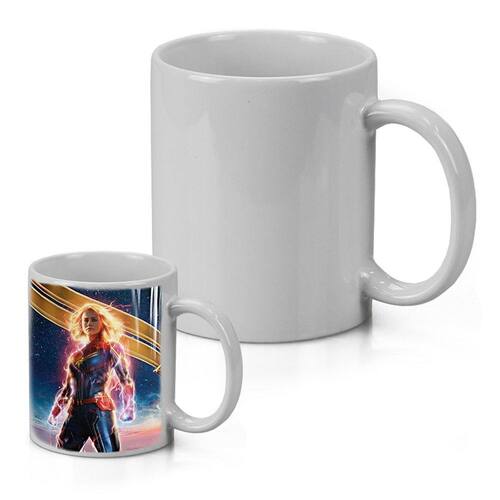 Caneca Branca Lisa Porcelana Sublimação 325ml - 1 unidade Menor preço em Caneca Branca Lisa Porcelana Sublimação 325ml - 1 unidade