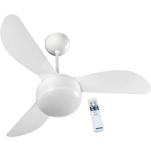 Ventilador de Teto Fênix Branco 3v Controle Remoto Ventisol Menor preço em Ventilador de Teto Fênix Branco 3v Controle Remoto Ventisol