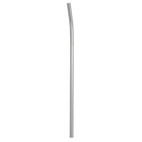 Canudo De Aço Inox Reutilizável Ecológico Curvado 6,3mm 21cm