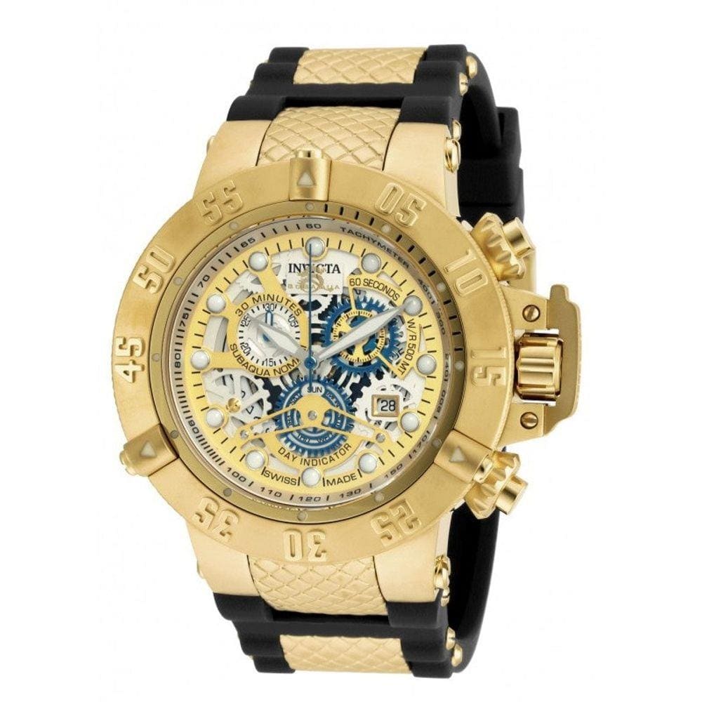 relogio invicta ouro puro