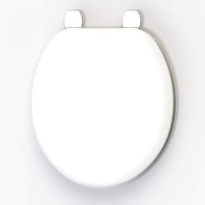 Assento Polipropileno Oval Apolo para Louça Tupan Branco