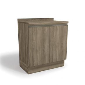 Balcão de Cozinha com Tampo 2 Portas Maxxi Kappesberg Nogal