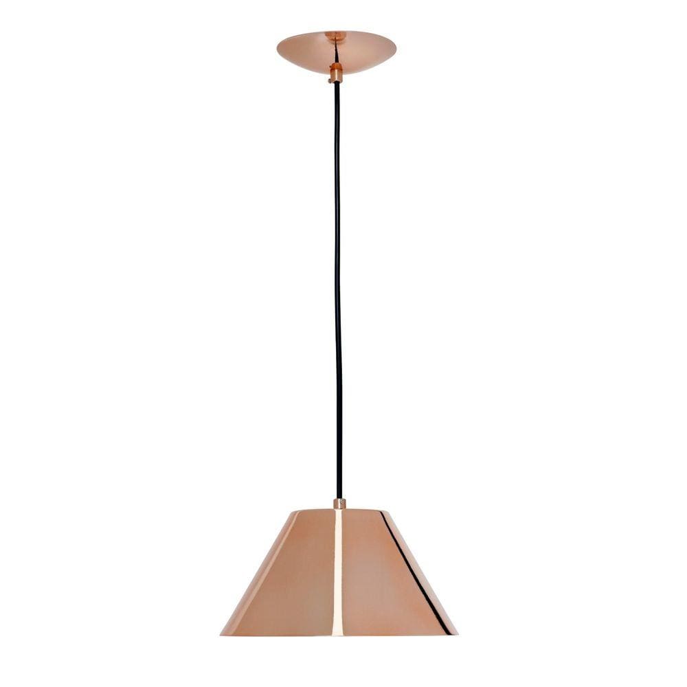 Pendente Alumínio Cup Metalizado 23cmx23cmx100cm Auremar Cobre