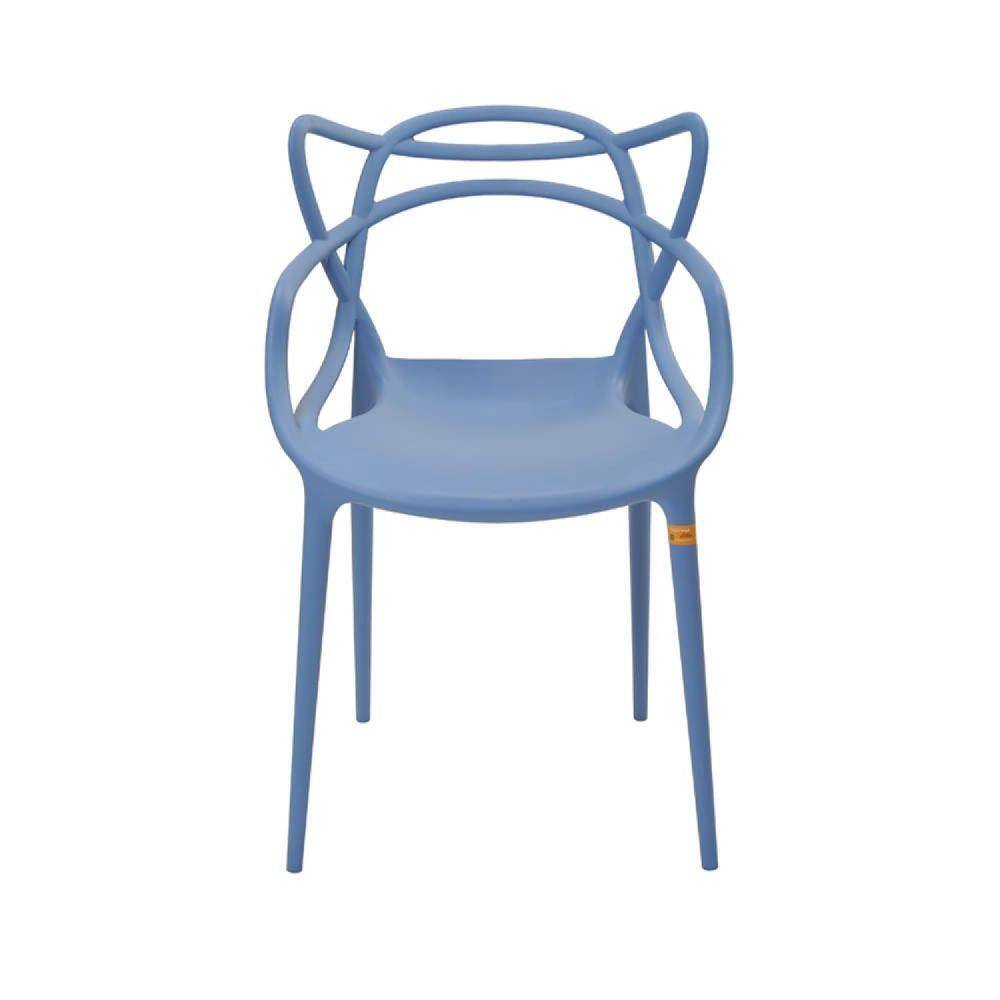 Cadeira Polipropileno Allegra Rivatti Azul Caribe
