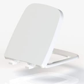 Assento em Resina Termofixa para Louça Boss Soft Close Tupan Branco