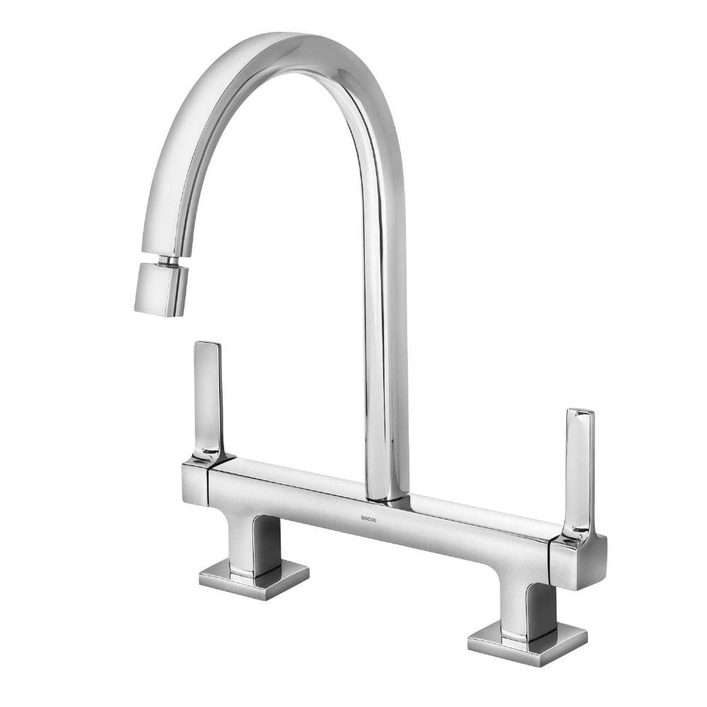 Misturador para Cozinha de Mesa Bica Alta Quad Docol