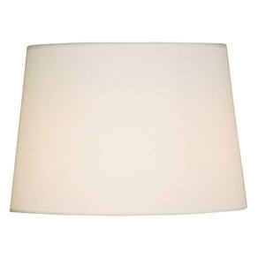 Cúpula em Tecido Basic 27cmx38cmx32cm Bella Iluminação Branco