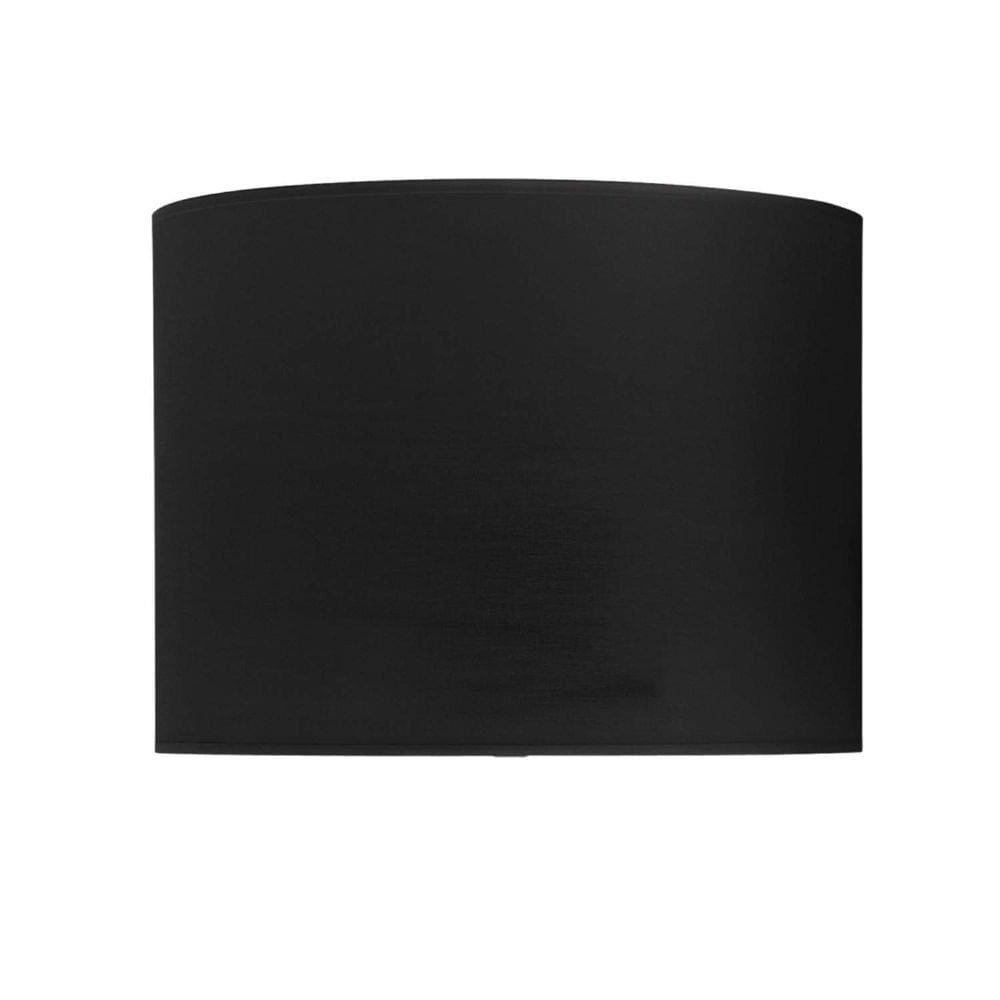 Cúpula em Tecido Basic 30cmx40cm Bella Iluminação Preto
