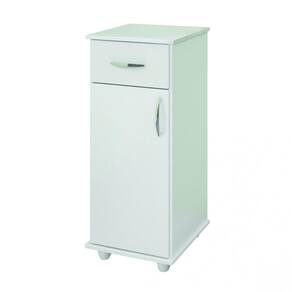 Armário Multiuso 1 Porta e 1 Gaveta Ref 300 Benetil Móveis Branco