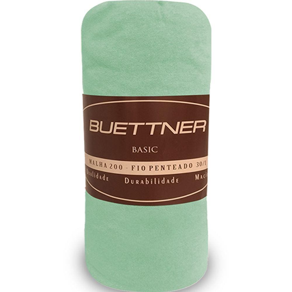 Lençol Avulso Casal Basic Rolinho Malha Buettner Verde Alecrim