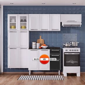 Cozinha Itatiaia Luce Compacta 3 Peças 2 Vidros