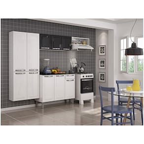 Cozinha Itatiaia Rose Compacta 4 Peças e Gabinete
