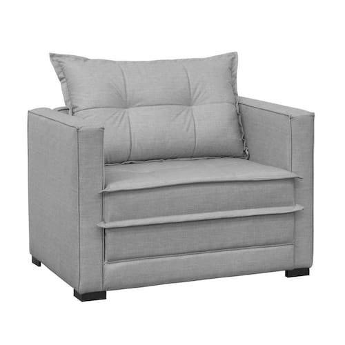Sofá-Cama 1 Lugar Solteiro Londres Suede Menor preço em Sofá-Cama 1 Lugar Solteiro Londres Suede