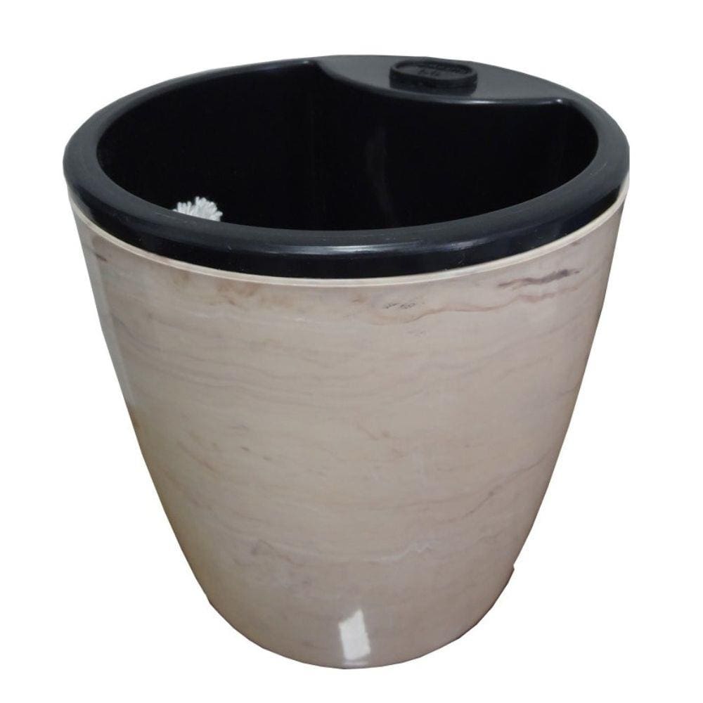 Vaso Elegance Autoirrigável 3,5 - Travertino