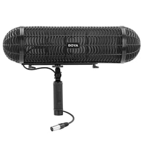 Protetor de vento e shockmount Blimp Boya BY-WS1000