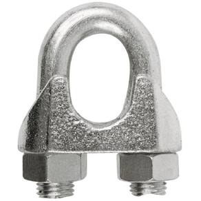 Clips Grampo P/cabo De Aço 3 16 100 Unidades