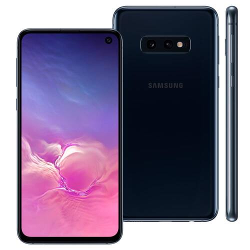 imagem-Smartphone Samsung Galaxy S10e Preto 128GB, 6GB RAM, Tela Infinita 5.8", Câmera Traseira Dupla, Dual Chip, PowerShare, Leitor Digital, Android 9.0