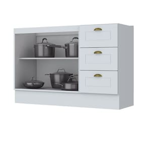 Balcão Henn 2 Portas 3 Gavetas 120cm Americana