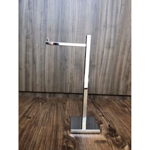 Porta Toalha De Apoio Luxo Lavabo Quadrado Inox