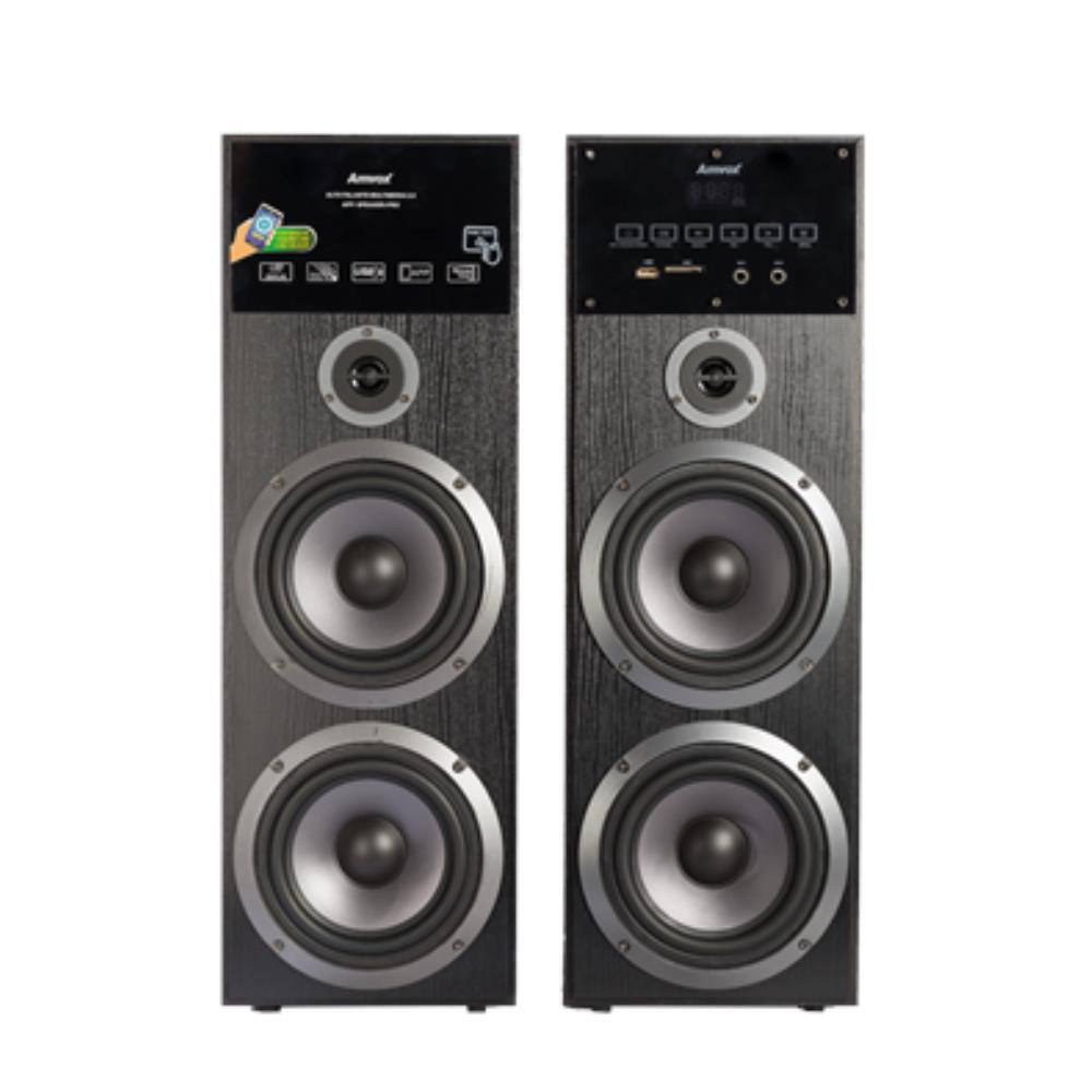 Caixa Amplificada Amvox 1500 Com Controle Casas Bahia