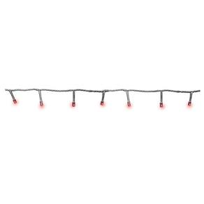 Pisca Pisca Cordão Led Natal 8 Funções 200L 6M 220V Vermelha