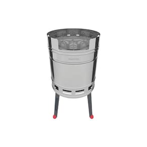 Churrasqueira À Carvão Tramontina Tcp 400 Em Aço Inox Com Balde