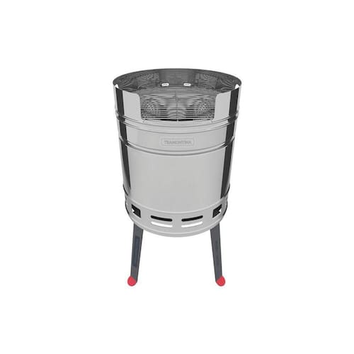 Churrasqueira À Carvão Tramontina Tcp 400 Em Aço Inox Com Balde Menor preço em Churrasqueira À Carvão Tramontina Tcp 400 Em Aço Inox Com Balde